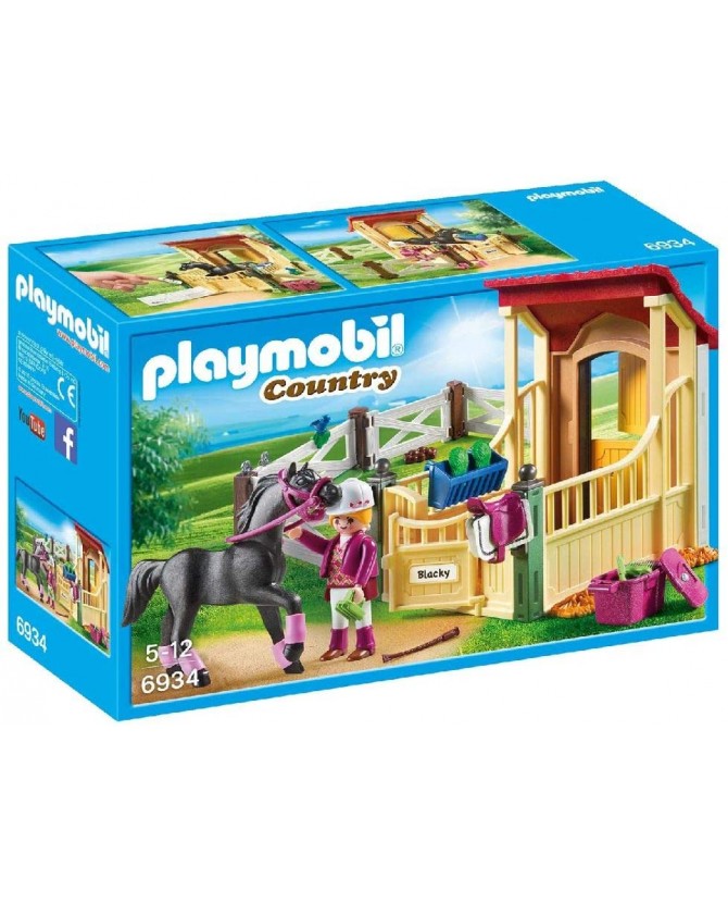 Box avec Cavalière et Pur-Sang Arabe - 6934 - Playmobil