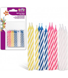 Lot de 24 bougies