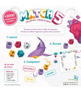 -40% ! Match 5 - Synapses Games Accessoires MAT01FR