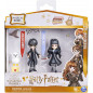 HARRY POTTER - PACK AMITIÉ MAGICAL MINIS HARRY & CHO WIZARDING WORLD - Coffret Amitié 2 Figurines Poupées Articulées Harry