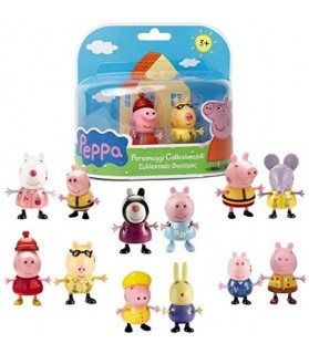 2 Figurines - Peppa Pig - 5 cm Giochi Preziosi - 4905
