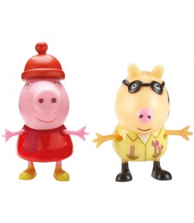 2 Figurines - Peppa Pig - 5 cm Giochi Preziosi - 4905
