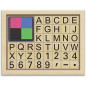 Mini Alphabet et Chiffres TAMPONS - Crea lign'
