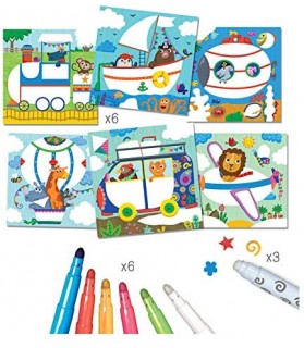 Les Exploracolo - Coloriage Magique - Crea lign'