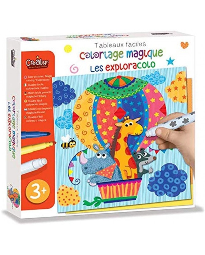 Les Exploracolo - Coloriage Magique - Crea lign'