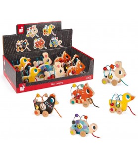 1x Animal a tirer - Mini Looping Animaux -  Janod