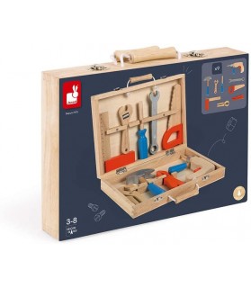 Boîte à Outils Brico'Kids - Outils de Bricolage Pour Enfant en Bois - Janod