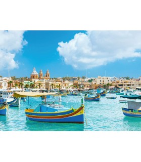Malte la méditerranéenne - Ravensburger - Puzzle Adulte - Puzzle 1000 p -