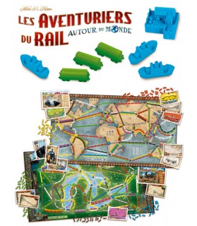 Les aventuriers du rail : autour du monde - ASMODEE