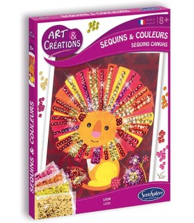 Sequins et couleurs : Lions