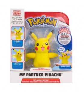 MON PARTENAIRE PIKACHU - POKÉMON -  - FIGURINE INTÉRACTIVE - 12 CM