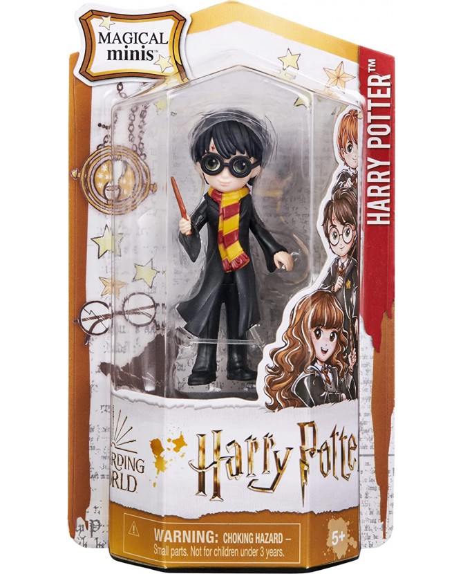 FIGURINE MAGICAL MINIS HARRY POTTER WIZARDING WORLD - Figurine Poupée Articulée Harry Potter 8 cm