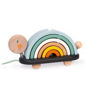Tortue Arc-En-Ciel Sweet Cocoon en Bois -  Janod