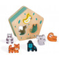 Boîte à Formes des Animaux en Bois - Jeu d'Encastrement -  Janod