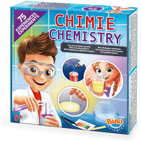 Chimie 75 expériences - Buki - 8363EU