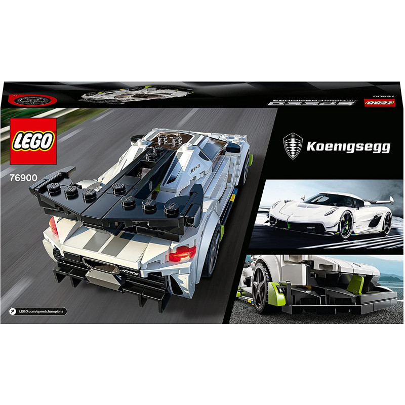 LEGO 76900 Speed Champions Koenigsegg Jesko Jouet Voiture de Course pour Enfants avec Mini Figurine de Pilote en Combinaison
