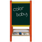 Tableau blanc et bois noir avec accessoires de jeu et d'apprentissage - ColorBaby