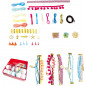 Lovely Box Grand Modèle Collector - Dès 7 ans -  Kit de loisir créatif enfant - 5 bracelets multi-rangs - DIY