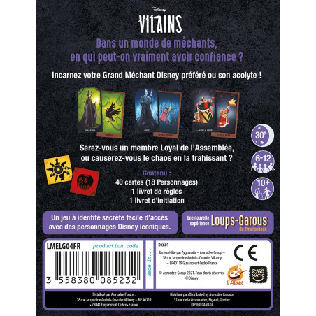 Loups-garous de Thiercelieux : L'Assemblée des Vilains | Jeu de société | À partir de 10 ans | 6 à 12 joueurs | 30 minutes