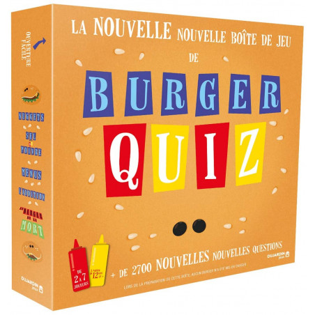 Burger Quiz -  Dujardin Jeux - La Nouvelle Nouvelle boîte de Jeu