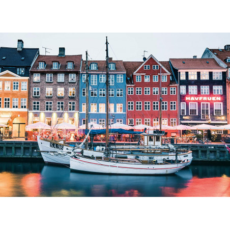Copenhague, Danemark (Puzzle Highlights)  -  Ravensburger - Puzzle Adulte - Puzzle 1000 p