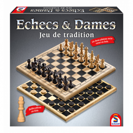 ÉCHECS & DAMES - JEU DE TRADITION