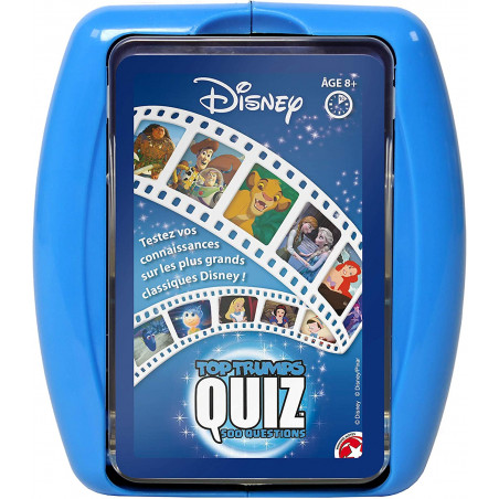 QUIZ DISNEY - 500 Questions - Format Voyage - Jeu de société - WINNING MOVES