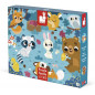 Puzzle Tactile Enfant les Animaux de la Forêt 20 Pièces dont 7 Texturées - Janod Puzzle Tactile Enfant les Animaux de la Forêt 20 Pièces dont 7 Texturées - Janod