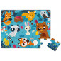 Puzzle Tactile Enfant les Animaux de la Forêt 20 Pièces dont 7 Texturées - Janod Puzzle Tactile Enfant les Animaux de la Forêt 20 Pièces dont 7 Texturées - Janod