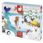 Puzzle Tactile Enfant la Vie sur la Banquise 20 Pièces dont 7 Texturées - Janod