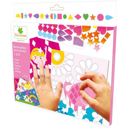 Gommettes autocollantes - Tableau à compléter - Kit Loisirs Créatifs Enfants