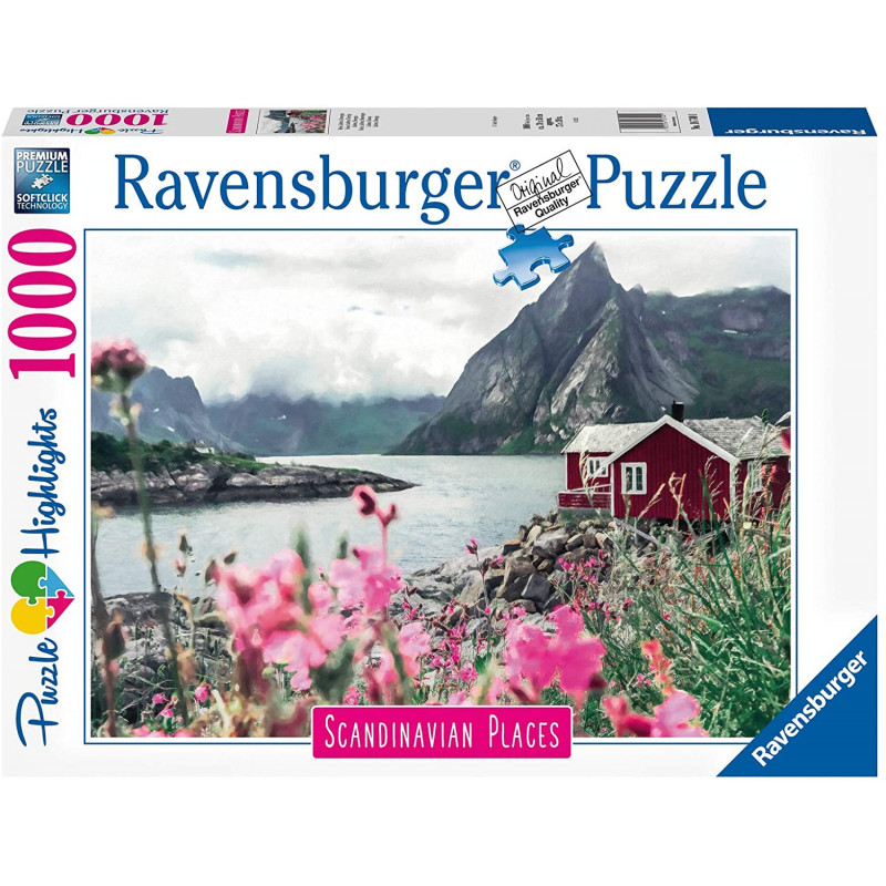 Reine, Lofoten, Norvège -  Ravensburger - Puzzle Adulte - Puzzle 1000 p