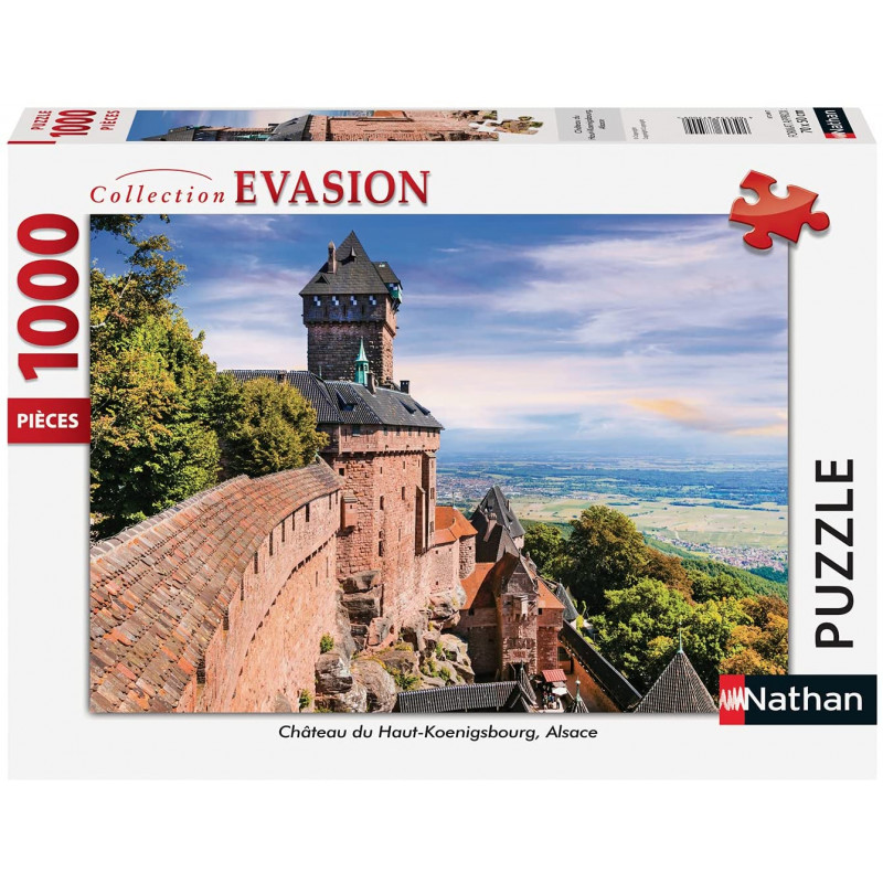 Château du Haut-Koenigsbourg, Alsace - Nathan - Puzzle Adulte - Puzzle N 1000 p