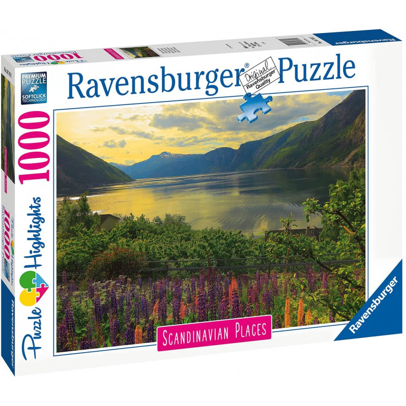 Fjord en Norvège -  Ravensburger - Puzzle Adulte - Puzzle 1000 p