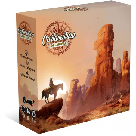 Cartaventura : Oklahoma - Blam ! - Jeu de société - Jeu coopératif - Jeu de société narratif