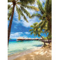 Plage Bora, Polynésie française -  Nathan- Puzzle 500 pièces