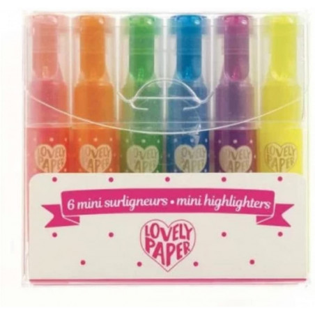Feutres Magiques 6 mini surligneurs