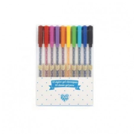 Stylos - 10 Stylos Gel Classiques