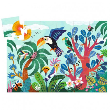 Puzzle Silhouette Coco Le Toucan 24 Pieces